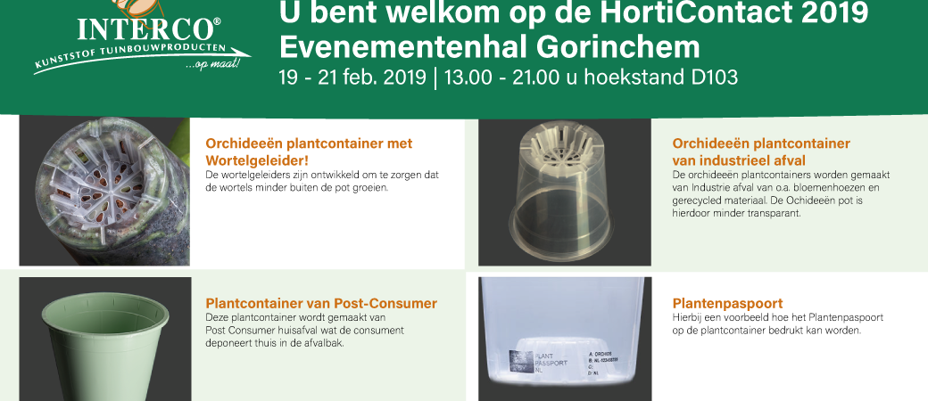 Wij tellen af! De HortiContact 2019 Wij tellen af! De HortiContact 2019